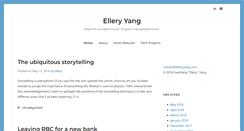 Desktop Screenshot of elleryyang.com