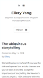 Mobile Screenshot of elleryyang.com