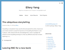 Tablet Screenshot of elleryyang.com